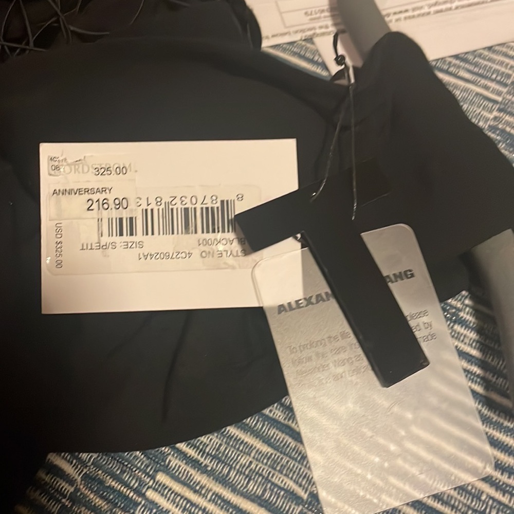 Petite size, Alexander Wang black dress with tag never worn this new.